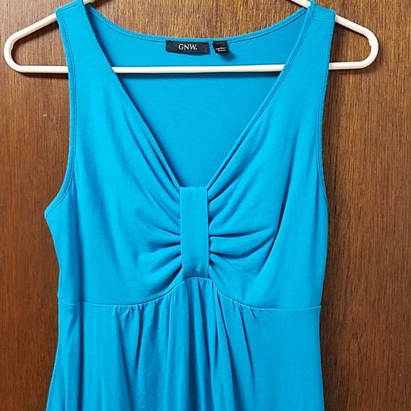 Teal midi dress - Picture 3 of 4